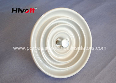 Isolateur de suspension blanc de disque de la norme ANSI 52-3 pour des lignes électriques de distribution
