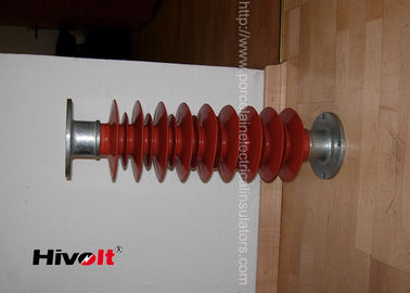 L'isolateur de poteau de polymère de couleur rouge, isolateur du poteau 46kv pour la vitesse de commutateur partie