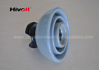 55-5 isolateurs en céramique à haute tension de couleur grise avec le fil de porcelaine