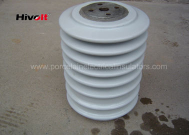 Isolateurs de poteau de porcelaine avec des insertions d'acier, couleur de gris d'isolateur de poteau d'autobus