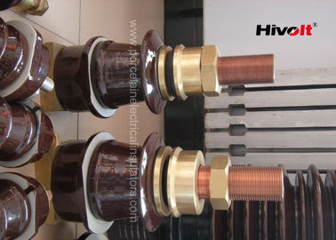 Couleur à haute tension 1kV 2000A de Brown de bagues de transformateur de porcelaine extérieure