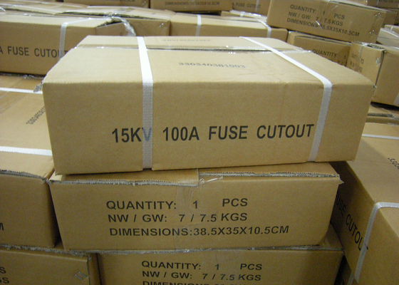 Coupe de fusible de 15 KV pour une distribution d'énergie durable avec une distance de rampe de 600 mm