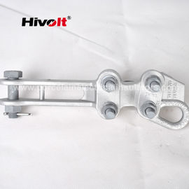 Ligne de transmission en aluminium ligne directe bride de matériel avec le boulon en acier et l'écrou galvanisés