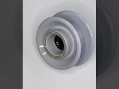 Isolateur à épingle en porcelaine 33kv avec glaçage semi-conducteur