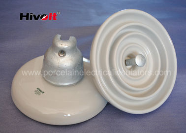Isolateur de suspension blanc de disque de la norme ANSI 52-3 pour des lignes électriques de distribution